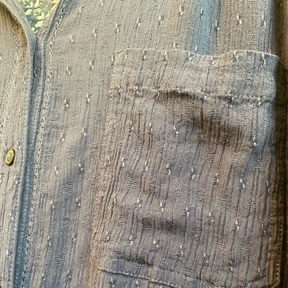 Free People Navy Tunic with High-Low Hem - Picture 6 of 10